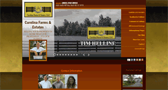 Desktop Screenshot of carolinafarmsandestates.com